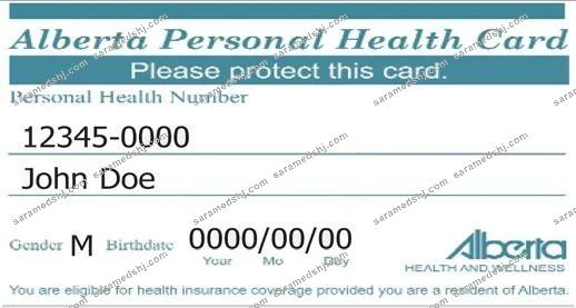 Alberta health insurance card